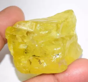 231.95 Ct Natural Lemon Brazilian Citrine Untreated Earth-Mined Specimen Rough - Picture 1 of 6