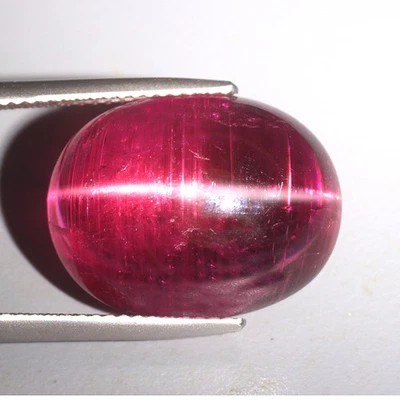 17.84 Cts_Superb BIG Jumbo_100 % Natural Unheated Pink Tourmaline Cat's Eye - Image 1 of 4