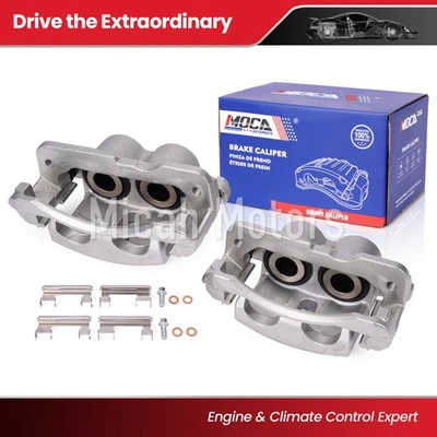 2x Front Disc Brake Caliper w/ Bracket for Chevy Silverado 1500 Tahoe GMC Savana Foto 1 de 4