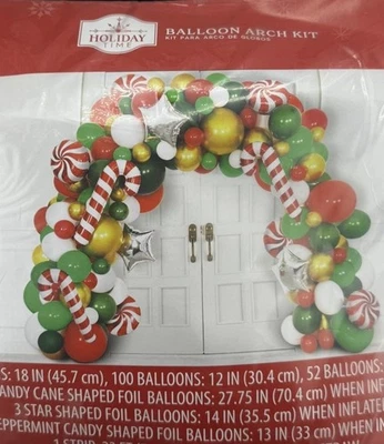 Kit Arco Globo Tiempo Vacaciones 194 Globos Nuevo Precintado Fiesta de Navidad Foto 1 de 3
