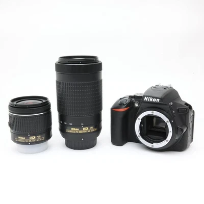 Nikon D5600 Camera + 18-55mm VR + 70-300mm VR Dual Zoom Lens Kit #177 - Image 1 of 4