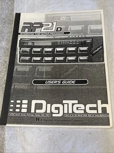 DigiTech RP21D Integrated Tube Guitar Effect System User's Guide 1993 - Picture 1 of 6