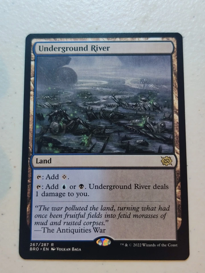 Underground River The Brothers' War Regular MTG Land - Image 1 of 2