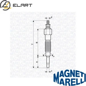 4x GLOW PLUG 062900142304 FOR NISSAN PATROL/GR/V/Wagon RD28Ti 2.8L 6cyl - Picture 1 of 8