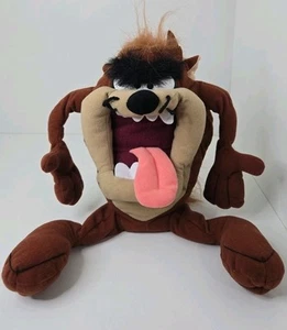 Taz WB Looney Tunes Tasmanian Devil 14 Inch Plush 1997 Vintage Equity Toys - Picture 1 of 5