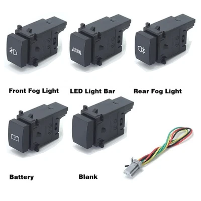 Barra de luz de neblina em branco LED painel botão interruptor de controle para Subaru WRX 2022-2025 - Imagem 1 de 4