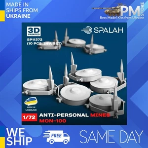 Spalah 11372 1/72 Set of scale models "Anti-personnel mines MON-100", (10 pcs.) - Picture 1 of 2