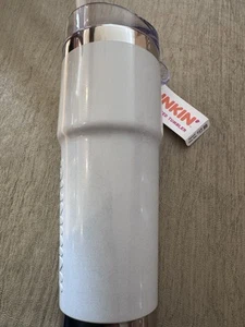 Dunkin' Americana Edelstahl Becher 32oz - Pearl Metallic White - Neu mit Etikett - Bild 1 von 4