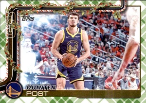 Topps Holiday Plaid NBA 2025 - Quinten Post Golden State Warriors #H110 - Imagen 1 de 2