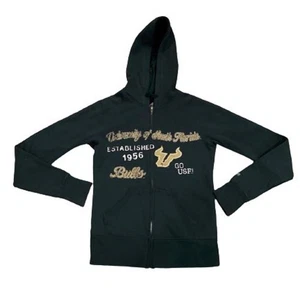 Soffee University Of South Florida Bulls Girl's SM Zip Front Hoodie - Picture 1 of 3