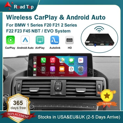 Wireless CarPlay Android Auto Für BMW 1 2 Series F20 F21 F22 F23 F45 NBT EVO - Bild 1 von 4