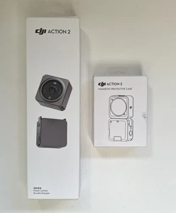 DJI Action 2 Power Combo Action Camera 32GB + Action 2 Magnetic Protective Case - Picture 1 of 11