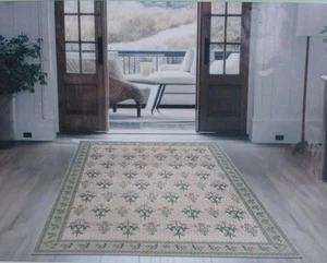William Morris & Co. Woven Rug Jute & Chenille 5ft X 7ft Meadow Sweet , New  - Picture 1 of 3