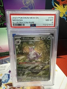 Nidoking 174/165 Sv: Scarlet & Violet 151 Holo PSA 8 - Picture 1 of 1