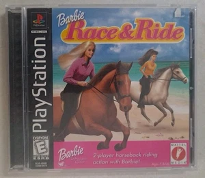 Barbie Race & Ride (Sony PlayStation 1, 1999, PS1) CIB Completo - Imagen 1 de 3