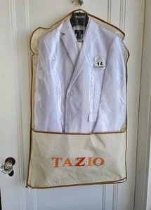 Tazio 5 Pieces Vested Suit White  Suit Set - Picture 1 of 15