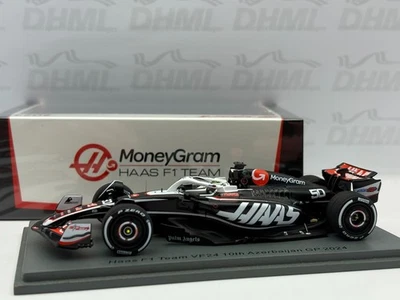 Spark 1:43 Oliver Bearman Haas VF-24 Azerbaijan GP F1 2024 S9563 OB Haas debut - Image 1 of 4