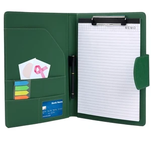 A4 Leder Portfolio, All-in-One Ordner Legal Block Padfolio, Geschäftsinterview... - Bild 1 von 7