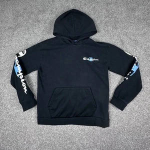 Champion Hoodie Boys Extra Large 18/20 Black Fleece Active Spell Out Sweatshirt - Picture 1 of 16