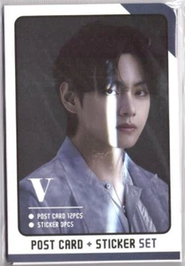 BTS V [Post Card 12P/ Sticker 3P Set] K-POP 202301 - Picture 1 of 3