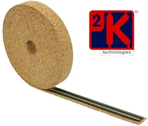 Sottopista in sughero 2K calibro '00' 35mm x 2mm x 10 metri rotolo per Peco Hornby T4 - Foto 1 di 10