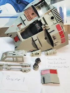 Star Wars 1995 Snowspeeder Parts Cannon Harpoon Engine Canopy POTF vintage - Picture 1 of 44