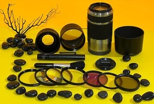 Sony E 55-210mm F4.5-6.3 OSS Lens Kit for a6600 a6500 ZV-E10 a7 a7R a7S Silver + - Picture 1 of 14