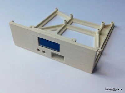 Marco de montaje + OLED - Emulador de disquete Gotek corto Atari - Marco de montaje impresión 3D