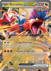 Pokemon TCG GCC Koraidon ex TEF 120/162 Italiano EXC/NM Temporal Forces REG - Imagen 1 de 1