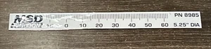 MSD IGNITION TIMING TAPE 5.25 " DIAMETER FOR BALANCER - Picture 1 of 2
