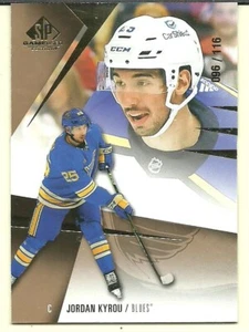 2023-24 SP Game Used Gold #108 Jordan Kyrou/116 - Picture 1 of 1