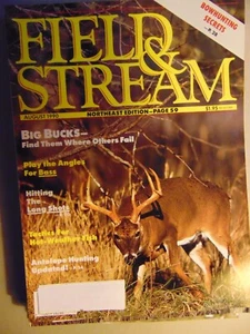 FIELD & STREAM August 1990 Big Bucks - Picture 1 of 1