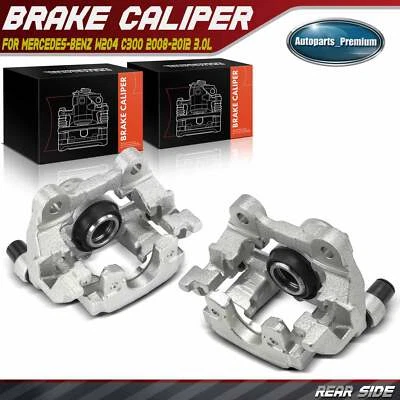 2x Rear LH & RH Brake Caliper with Bracket for Mercedes-Benz W204 C300 2008-2012 Foto 1 de 4