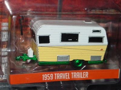 GREENLIGHT 1959 TRAVEL TRAILER GREEN MACHINE CHASE MIP - Image 1 of 3
