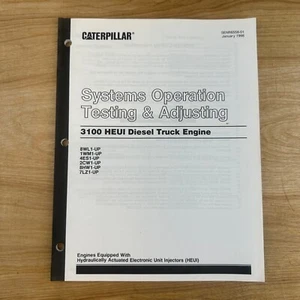 CAT Caterpillar 1998 3100 HEUI DIESEL Truck Engine Testing & Adjusti SENR6558-01 - Picture 1 of 14
