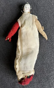 Antike 7 Zoll große Porzellankopfpuppe - Bild 1 von 5