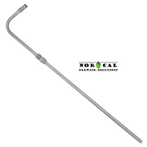 Jaybird Stainless Steel Pass Through RACKING CANE Ball Lock Beverage Out 29" - Picture 1 of 4