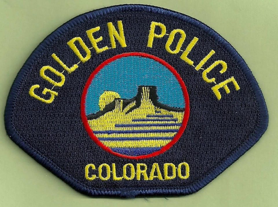 PARCHE HOMBRO POLICÍA COLORADO DORADO ESTILO 1 Foto 1 de 1