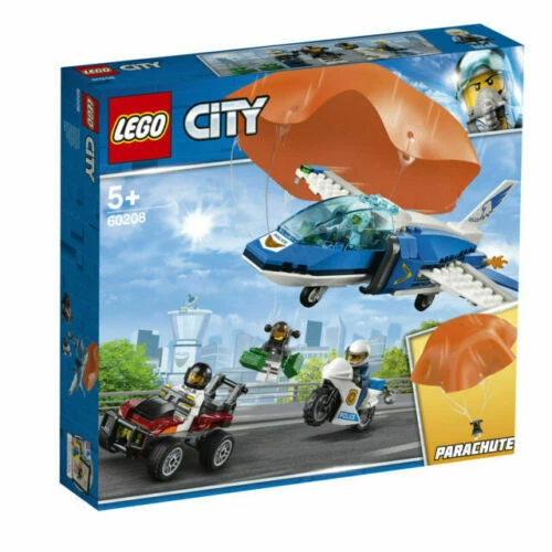 60208 SKY POLICE PARACHUTE ARREST jet airplane LEGO legos set city town NEW - Image 1 of 1