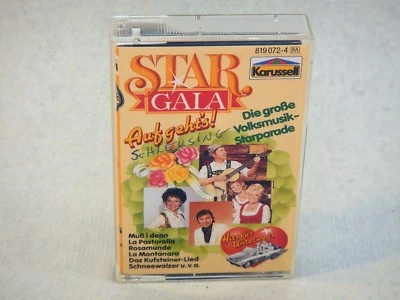 Star GALA Auf geht's / Volksmusik Starparade - Karussell Cassette German - Image 1 of 4