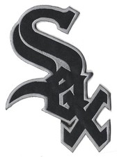 CHICAGO WHITE SOX MLB BASEBALL VINTAGE 7.75" TEAM LOGO PATCH