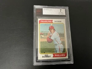 1974 TOPPS CARD #283 MIKE SCHMIDT 2ND YEAR BVG 7 - Picture 1 of 1
