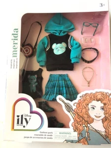 Disney Parks ily 4EVER Fashion Pack ispirato alla coraggiosa bambola Merida NUOVO vestito - Foto 1 di 3