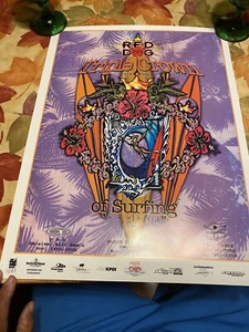 Official 1996 Triple Crown Surfing Contest Hawaii Original Art Not Copy Poster - Picture 1 of 11