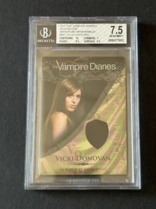2011 Cryptozoic VAMPIRE DIARIES Kayla Ewell WARDROBE Vicki Donovan COSTUME Relic - Picture 1 of 7