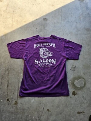 Vintage 1975 Hogs Breath Saloon Biker Shirt Foto 1 de 4