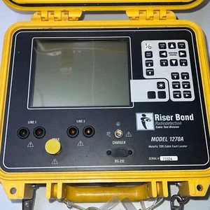 Riser Bond 1270A Metallic TDR Cable Fault Locator w/ Accessories - Picture 1 of 4