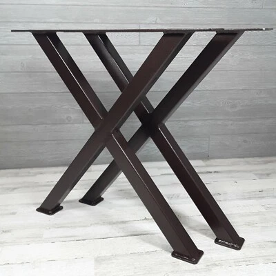 Patas de mesa de comedor de metal serie X Foto 1 de 4
