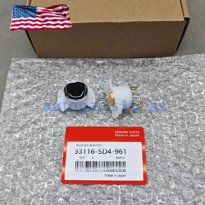 New 2x H1 Halogen Headlight Bulb Socket Holder For 2004-2008 Acura TSX - Изображение 1 из 4