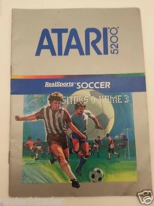 Atari 5200 Soccer Instructions Manual Booklet Guide - Imagen 1 de 1